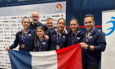 Squash Les Bleues surclassent les Écossaises et prennent le bronze aux Championnats d'Europe !