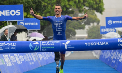 Triathlon WTCS Yokohama : Jeanne Lehair et Matthew Hauser s'imposent, les Bleus du para triathlon régalent