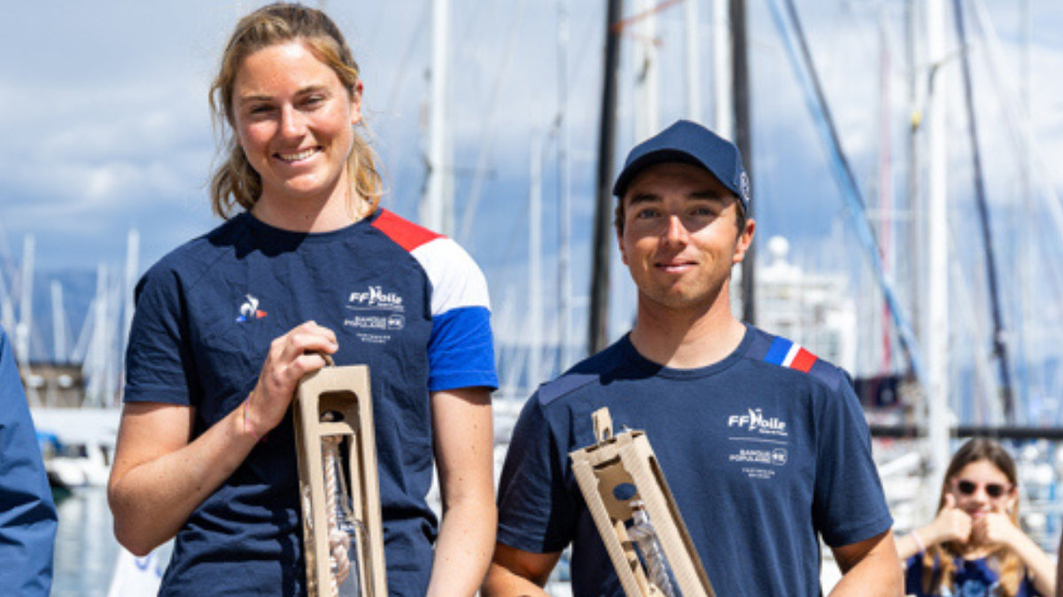Voile Matisse Pacaud et Lucie De Gennes en bronze aux Championnats d'Europe de 470