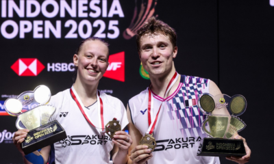 Badminton Thom Gicquel et Delphine Delrue raflent un titre historique à l'Open d'Indonésie !