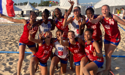 Beach Handball Mondiaux U17 (F) Les Bleuettes dominent les Brésiliennes et terminent en tête de leur groupe