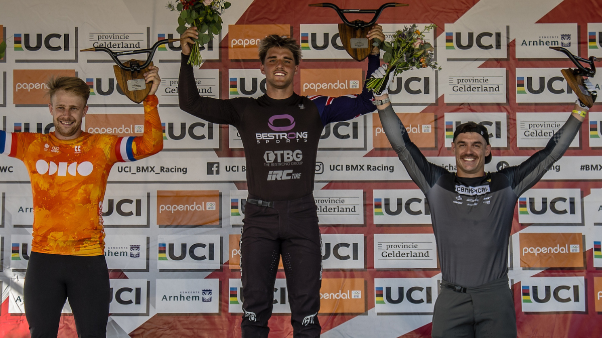 Coupe du monde de BMX Racing 2025 Sur le podium à Papendal, Sylvain André prend la tête du général