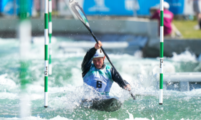 Coupe du monde de canoë-kayak slalom 2025 Eva Pietracha et Anatole Delassus deuxièmes en kayak à Pau