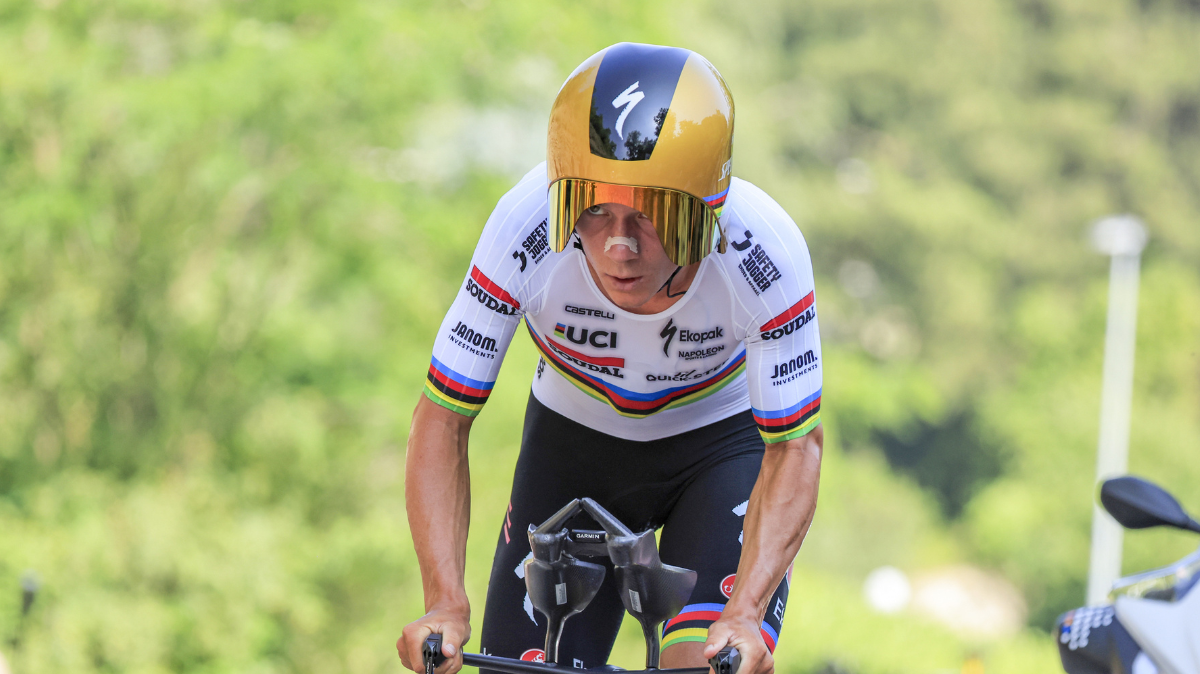 Critérium du Dauphiné 2025 Remco Evenepoel fait coup double sur le contre-la-montre de la 4ème étape