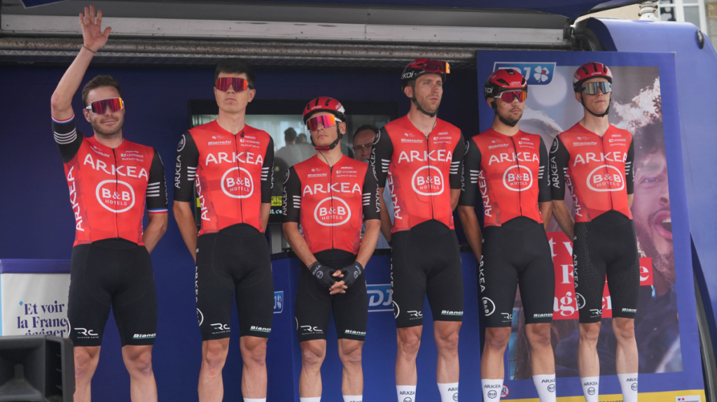 Figurine Cycliste Cofalu 2025 - TDF - Équipes Arkéa & B&B Hotels - Résine - Neuf