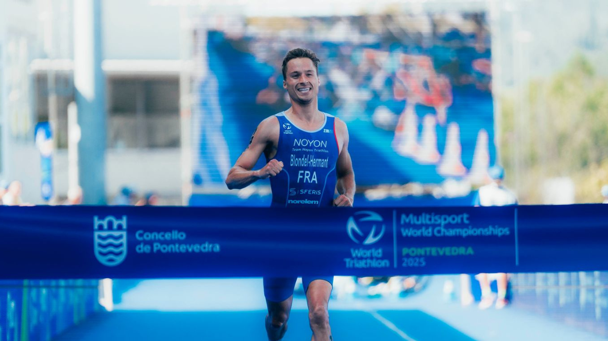 Duathlon : Mario Legrand et Émile Blondel-Hermant sacrés champions du monde du relais mixte