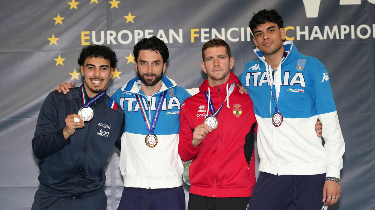 Escrime Championnats d'Europe 2025 Anas Anane prend l'argent au fleuret
