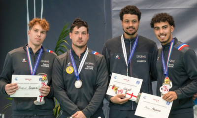 Escrime Championnats d'Europe 2025 Les Bleus du fleuret en argent par équipes