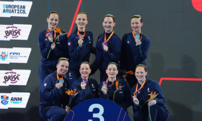 Euro natation artistique 2025 L'ensemble français en bronze sur l'épreuve technique