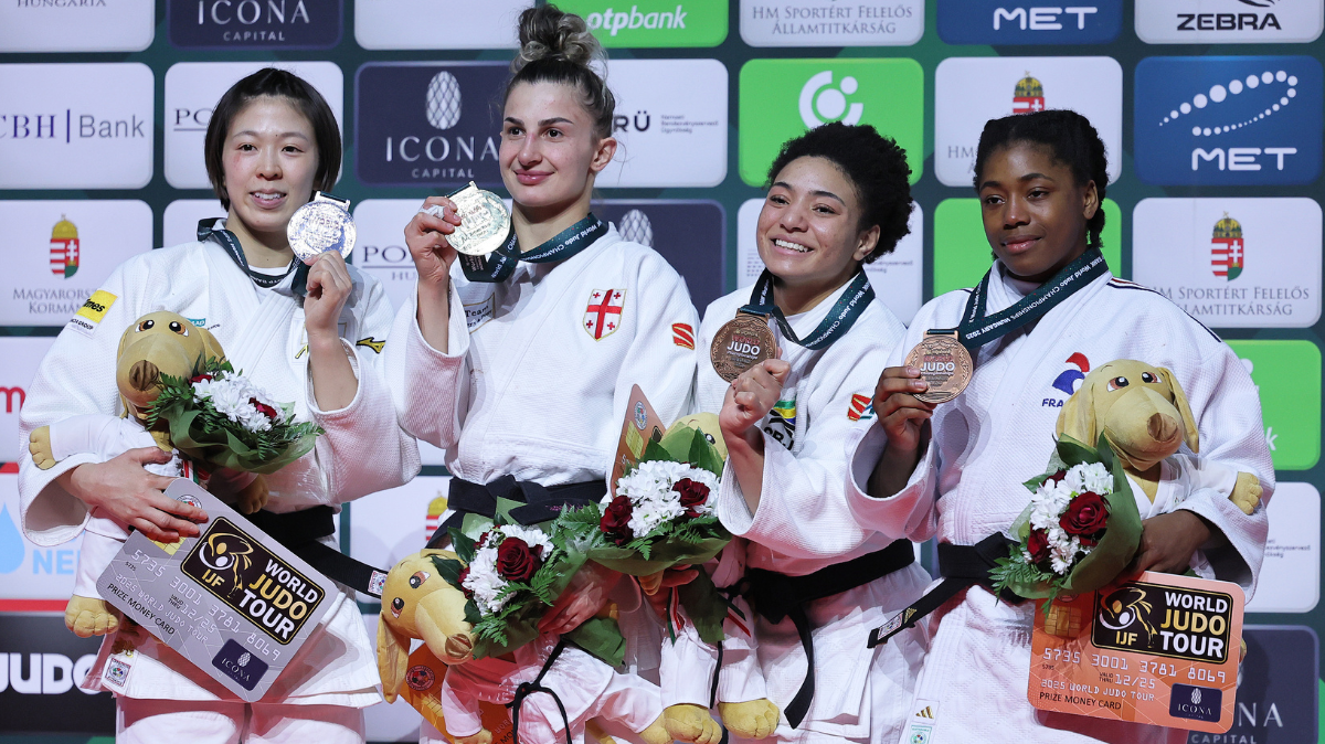 Judo Championnats du monde 2025 Sarah-Léonie Cysique arrache le bronze chez les -57 kg