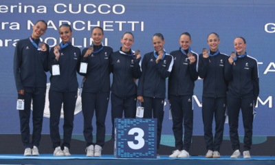Natation artistique Euro juniors 2025 La France rapporte une dernière médaille en Acrobatic Routine