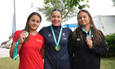 Natation en eau libre Lou-Ann Gaudaire et Émile Mesmacque champions d'Europe U19 du 3 km knockout sprint !