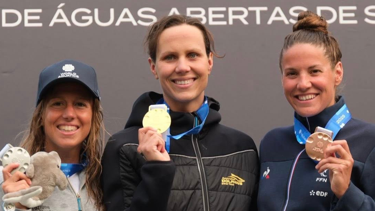 Natation en eau libre Setubal Caroline Jouisse s'empare de la 3ème place sur le 10km
