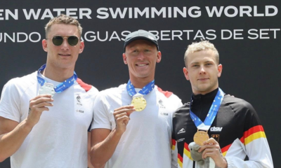 Natation en eau libre Setubal Les Bleus font le doublé, Marc-Antoine Olivier s'impose devant Sacha Velly