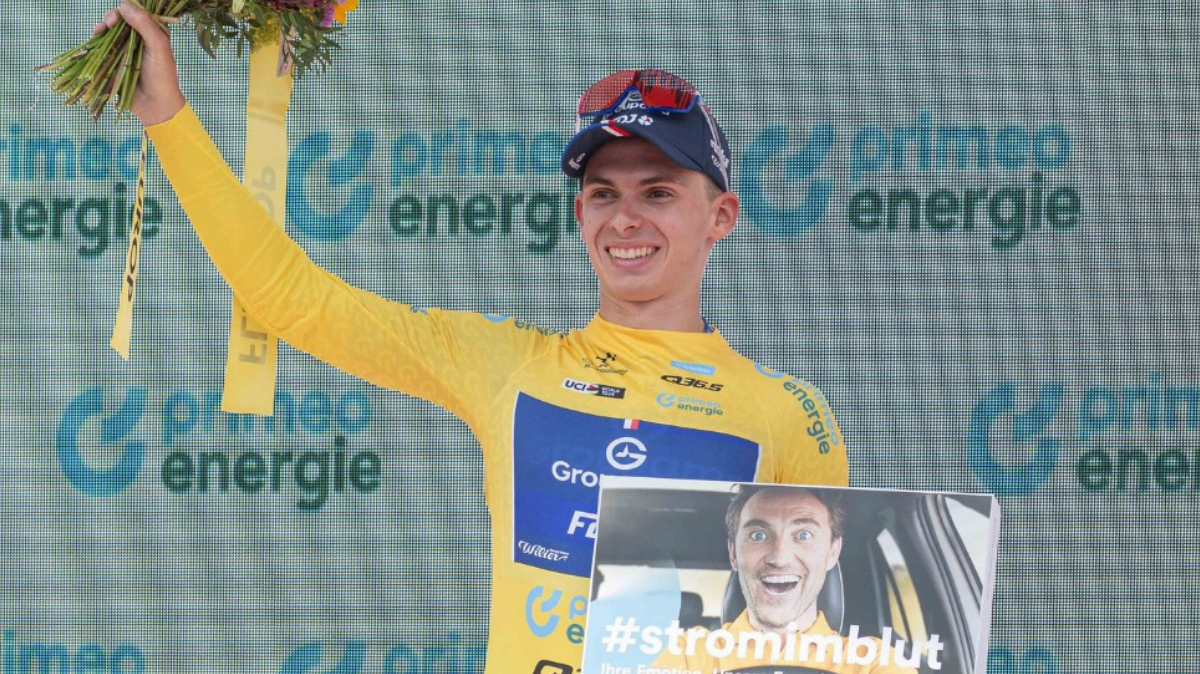 Tour de Suisse 2025 Romain Grégoire gagne la première étape en solitaire