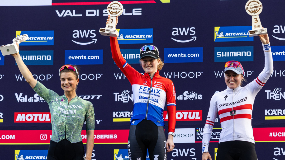VTT Val di Sole Puck Pieterse récidive sur le XCC, inquiétude pour Loana Lecomte
