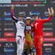 VTT descente Amaury Pierron sur le podium de Loudenvielle