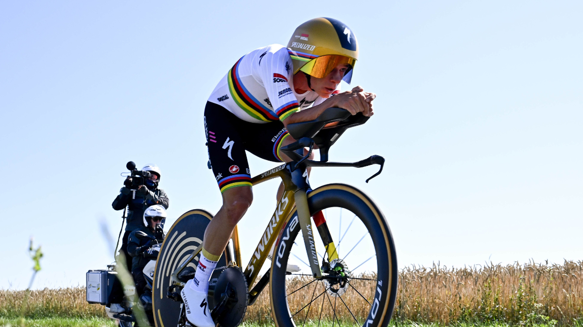 5ème étape Tour de France 2025 Remco Evenepoel domine le contre-la-montre, Pogacar se pare de jaune