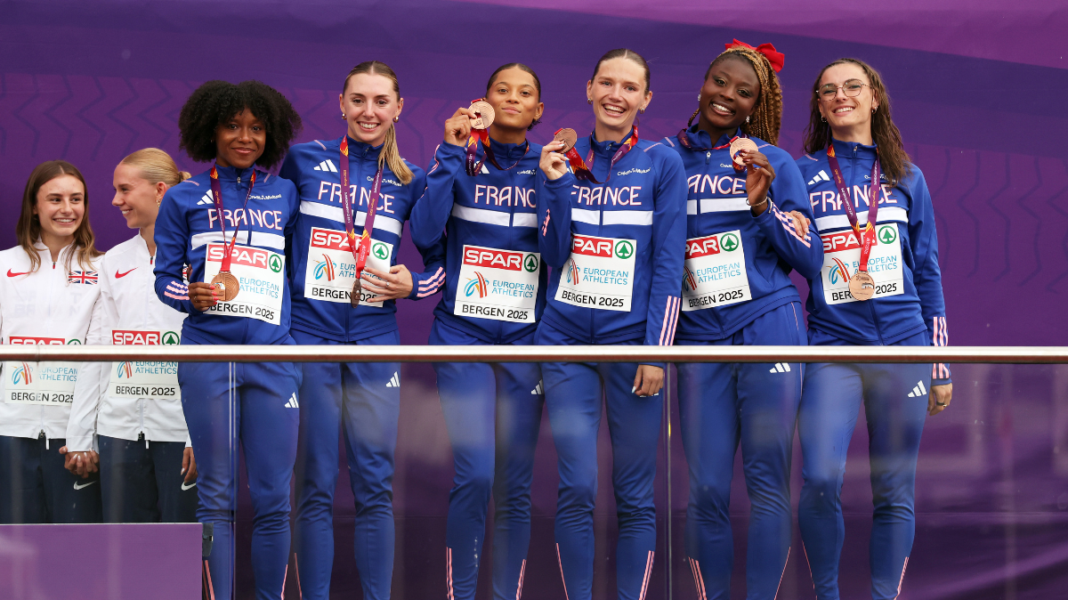 Athlétisme Le relais 4-400 m féminin français médaillé de bronze des Championnats d'Europe espoirs