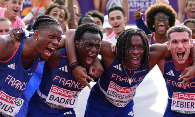 Athlétisme Les Bleus du 4-100 m masculin champions d'Europe espoirs !