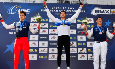 BMX Racing Léonie Burgel et Mathis Ragot Richard champions d'Europe, triplé sur la finale hommes !
