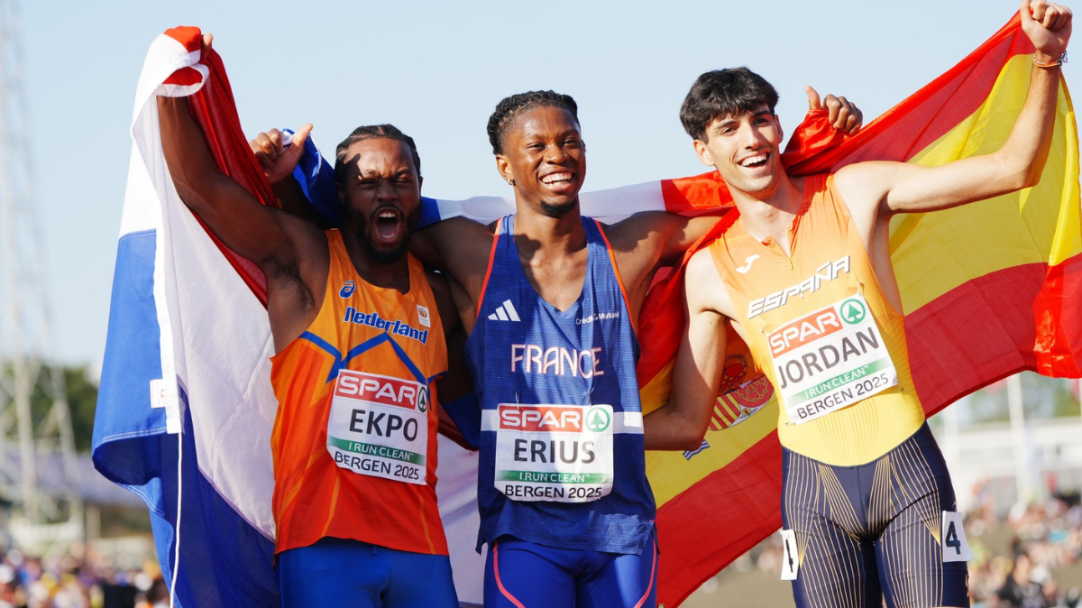 Championnats d’Europe espoirs d’athlétisme 2025 Jeff Erius en or sur 100 mètres !