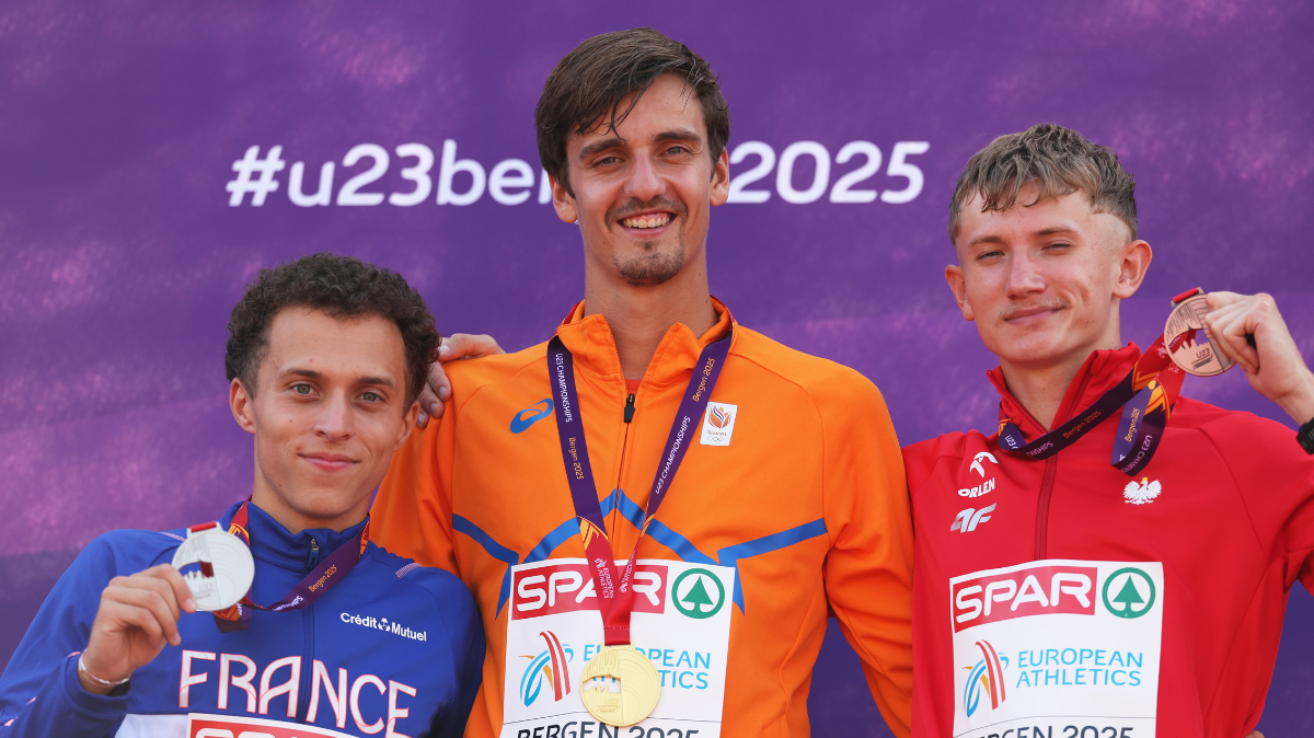 Championnats d’Europe espoirs d’athlétisme 2025 Paul Anselmini en argent sur 1500 m