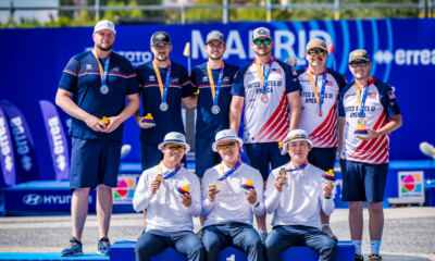 Coupe du monde de tir à l’arc 2025  Le collectif masculin et Nicolas Girard médaillés en arc à poulies à Madrid