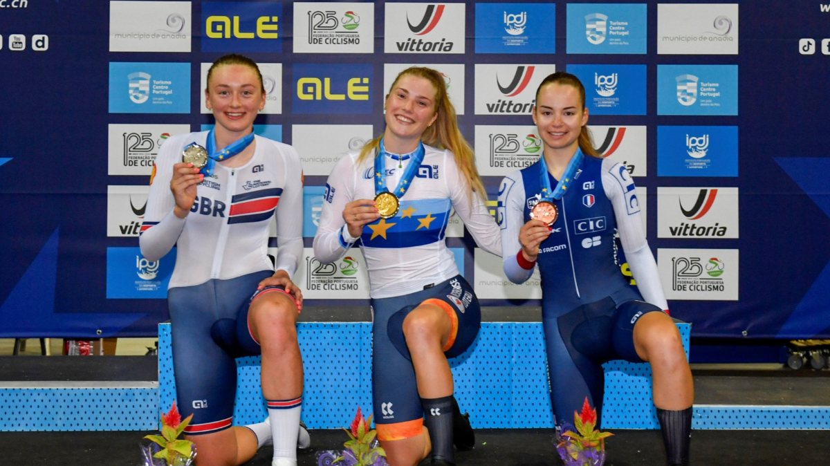 Euro juniors/U23 piste 2025 : Clémence Chéreau décroche une nouvelle médaille de bronze