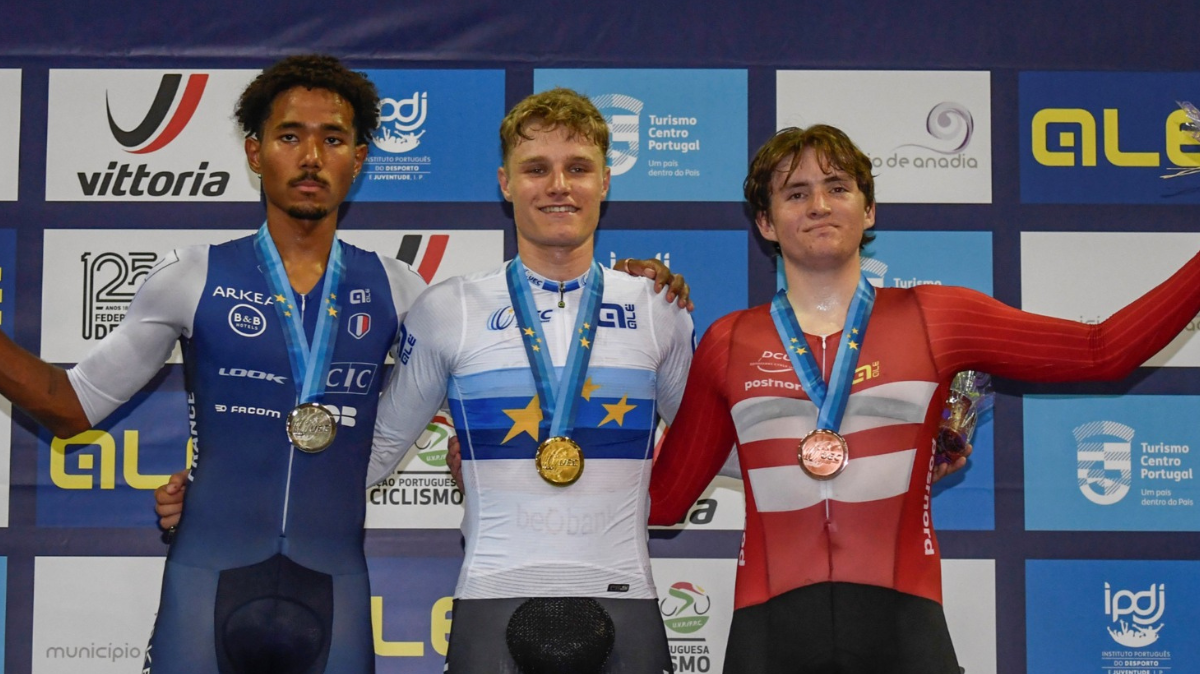 Euro juniorsU23 piste 2025 Emmanuel Houcou abonné à l'argent