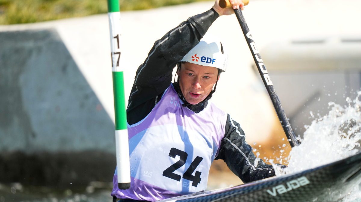 Mondiaux JuniorsU23 canoë-kayak slalom 2025 Doriane Delassus championne du monde U23 de kayak cross !