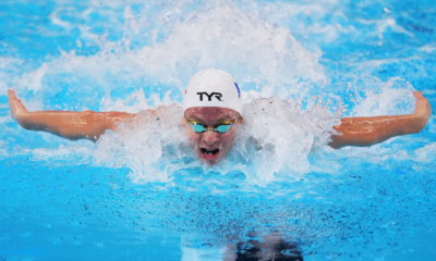 Mondiaux natation 2025 Léon Marchand explose le record du monde du 200 m quatre nages en demi-finales !