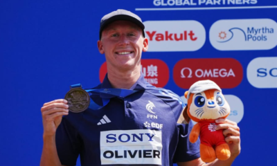 Mondiaux natation 2025 Marc-Antoine Olivier en bronze sur le 5 km en eau libre