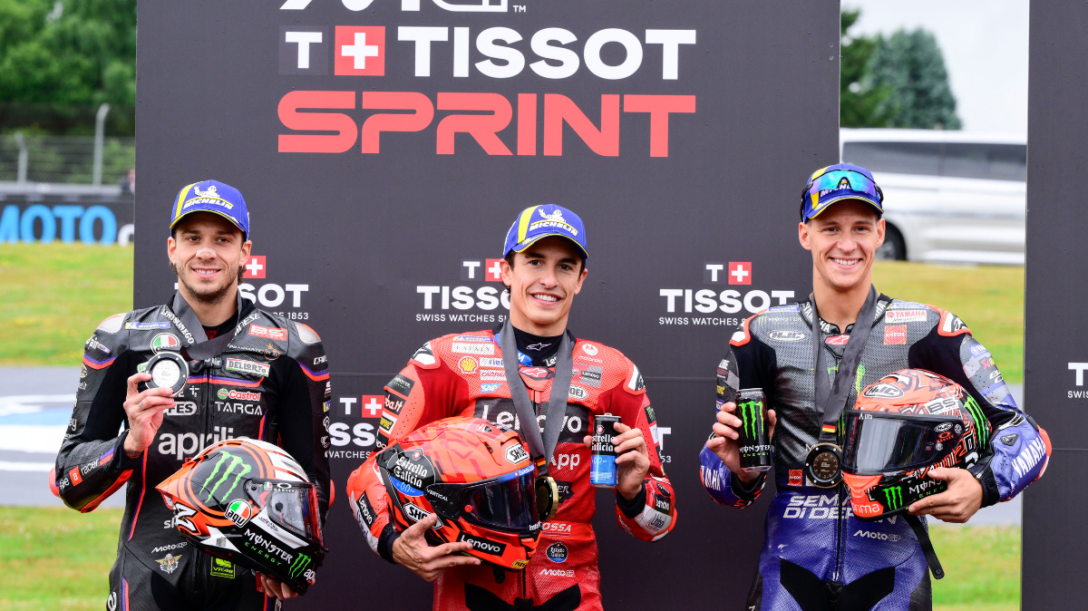 MotoGP Allemagne 2025 Nouvelle démonstration de Marc Marquez sur le sprint, Fabio Quartararo sur le podium