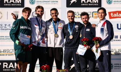 Pentathlon moderne Ugo Fleurot 3ème des finales de la Coupe du monde devant Jean-Baptiste Mourcia