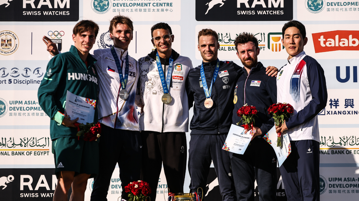 Pentathlon moderne Ugo Fleurot 3ème des finales de la Coupe du monde devant Jean-Baptiste Mourcia