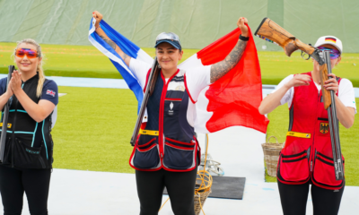 Tir sportif Lucie Anastassiou championne d'Europe de skeet