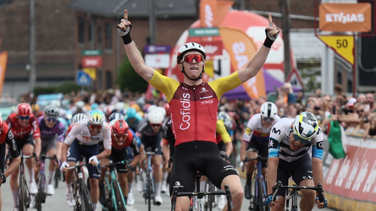 Tour de Wallonie 2025 Oliver Knight apporte un peu de bonheur à Cofidis sur la 2ème étape