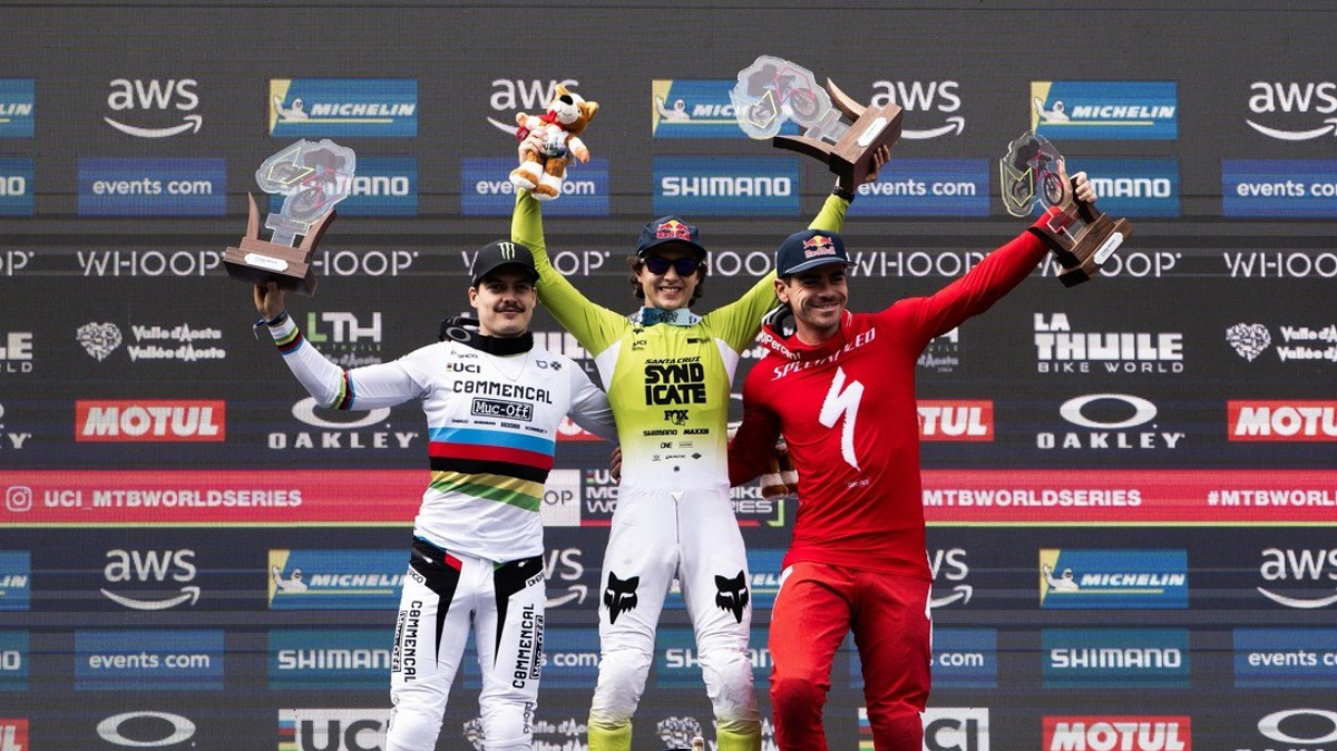 VTT Descente La passe de quatre pour Goldstone à La Thuile, Vergier et Bruni sur le podium