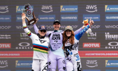 VTT Descente Nina Hoffmann impériale à La Thuile, les Bleues larguées