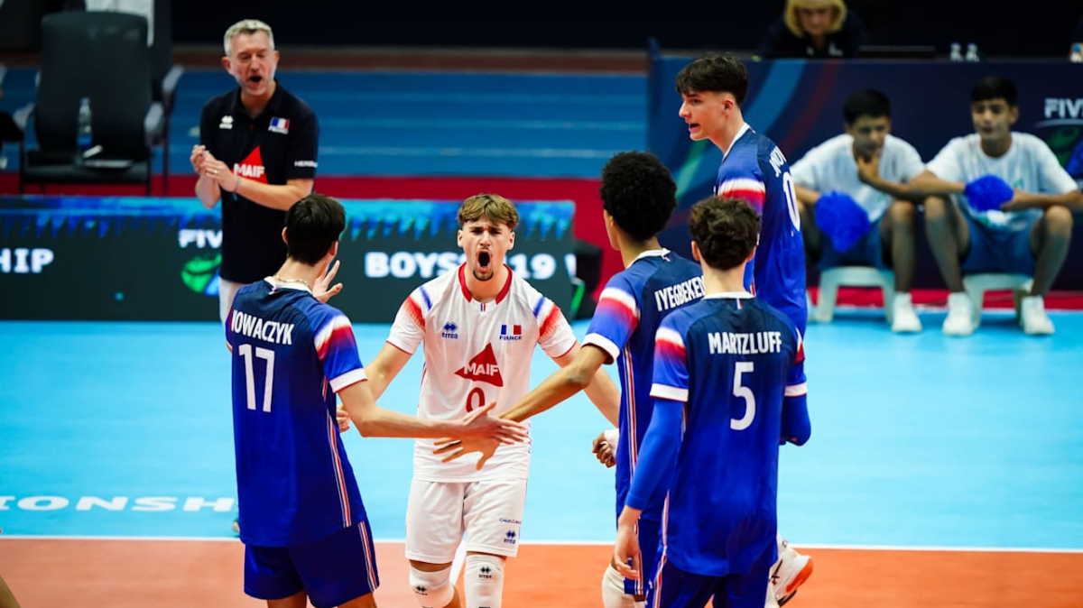 Volley Mondial U19 2025 (H) Entame réussie pour la France contre le Canada