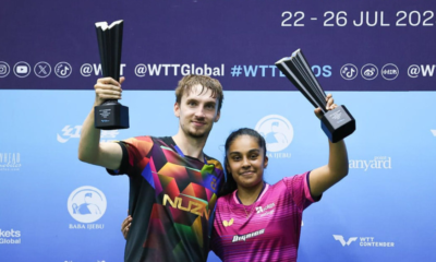 WTT Contender de Lagos Prithika Pavade et Jules Rolland titrés en double mixte !