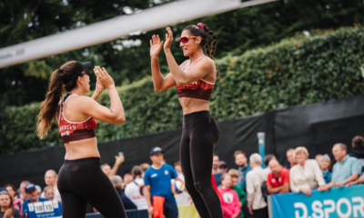 Beach-volley Euro 2025 Aline Chamereau et Clémence Vieira passent avec la manière en demi-finales