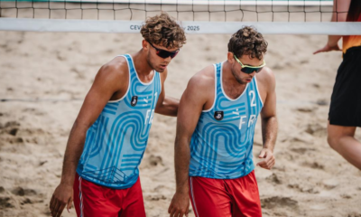 Beach-volley Euro 2025 Téo Rotar et Arnaud Gauthier-Rat s'arrêtent en quarts de finale