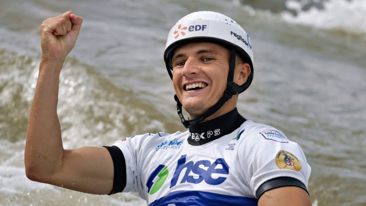 Coupe du monde de canoë-kayak slalom 2025 Nicolas Gestin s'impose en canoë devant Yohann Senechault à Tacen