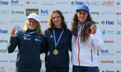 Euro JuniorsU23 canoë-kayak slalom 2025 Nina Pesce-Roue championne d'Europe U23 de kayak cross !