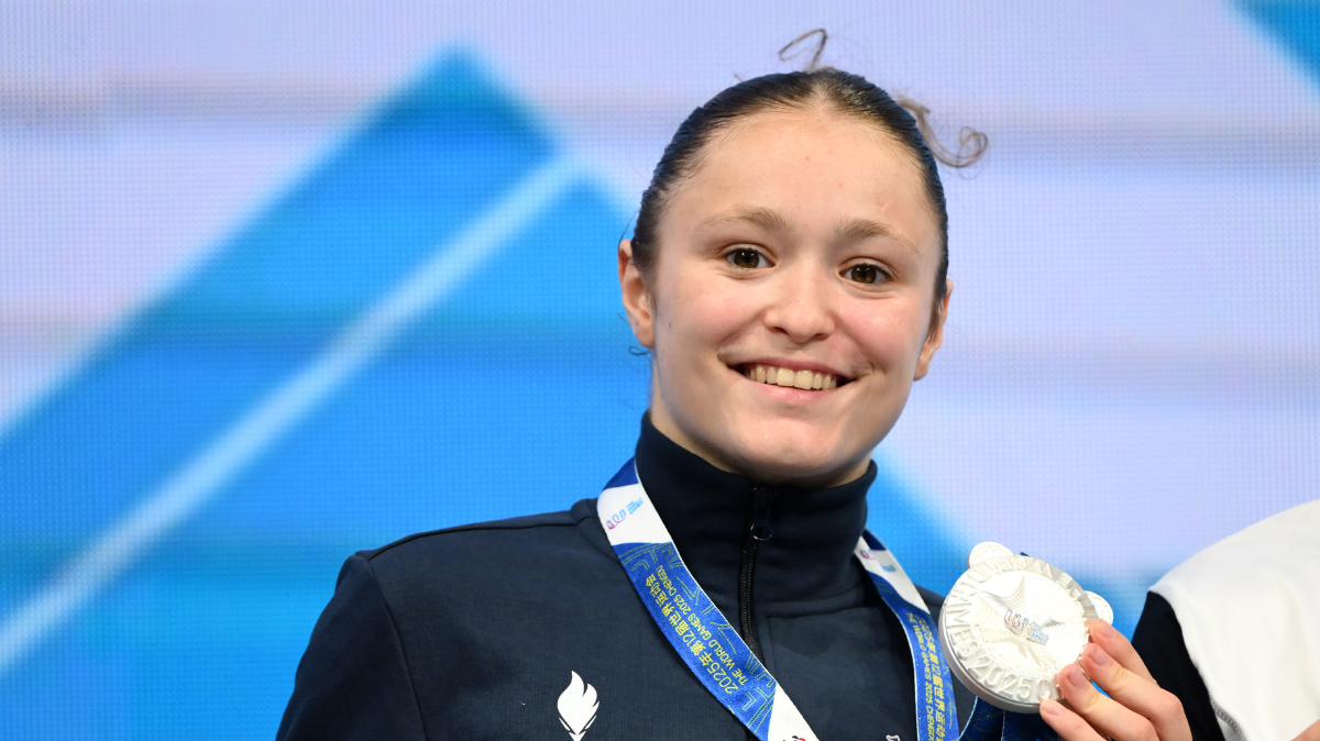 Jeux Mondiaux 2025  Candy Brière-Vetillard s'empare de l'argent en tumbling