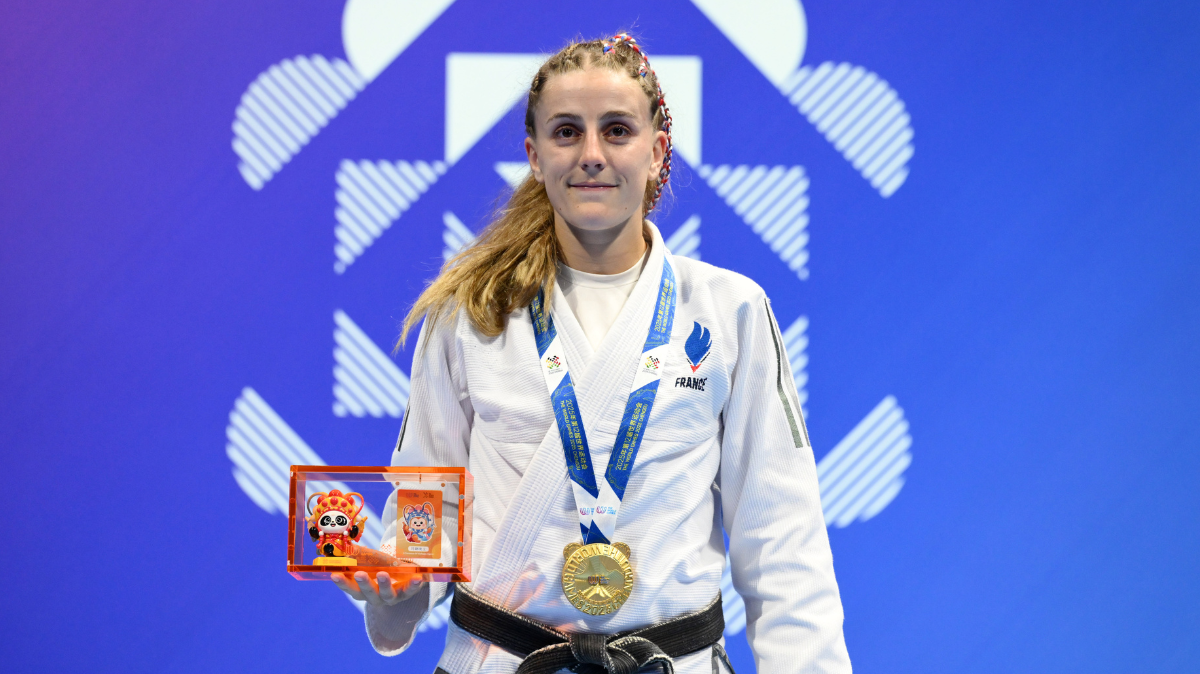 Jeux Mondiaux 2025 Estelle Gaspard (ju-jitsu) s'offre l'or en -52 kg !