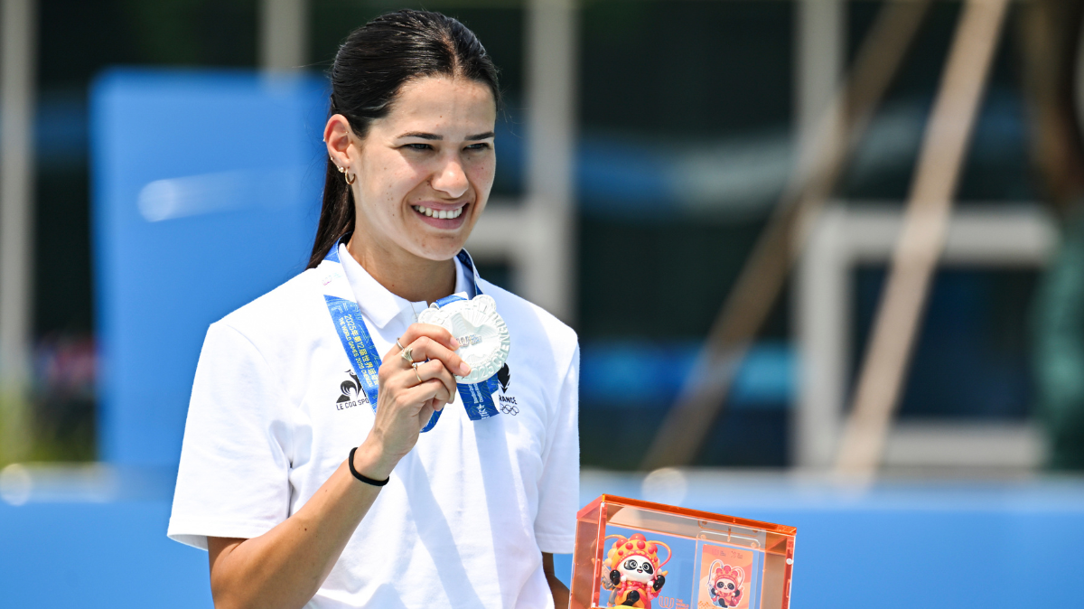Jeux Mondiaux 2025 Haila Brunet Alvarez (roller course) se pare d'argent sur le 500 mètres