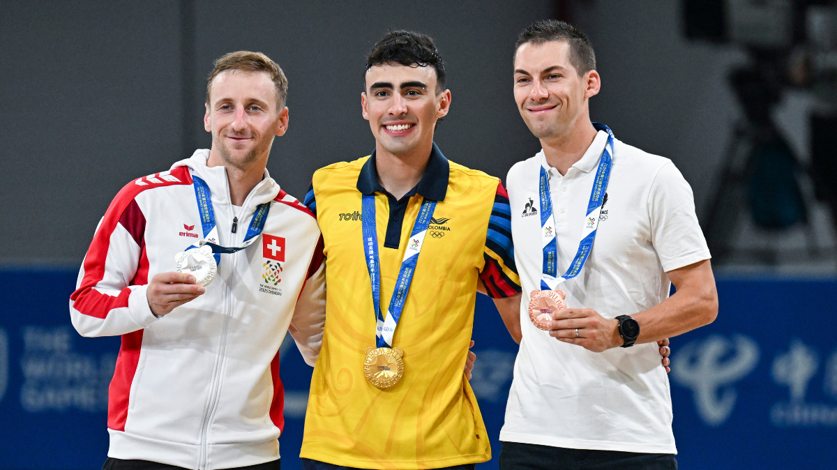 Jeux Mondiaux 2025 Marine Lefeuvre et Martin Ferrie (roller course) terminent en bronze